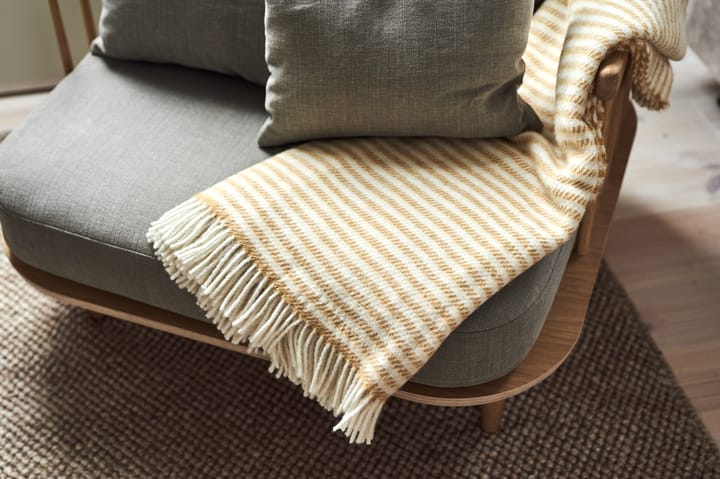 Tidal wollen plaid 130x180 cm, Mosterd Scandi Living