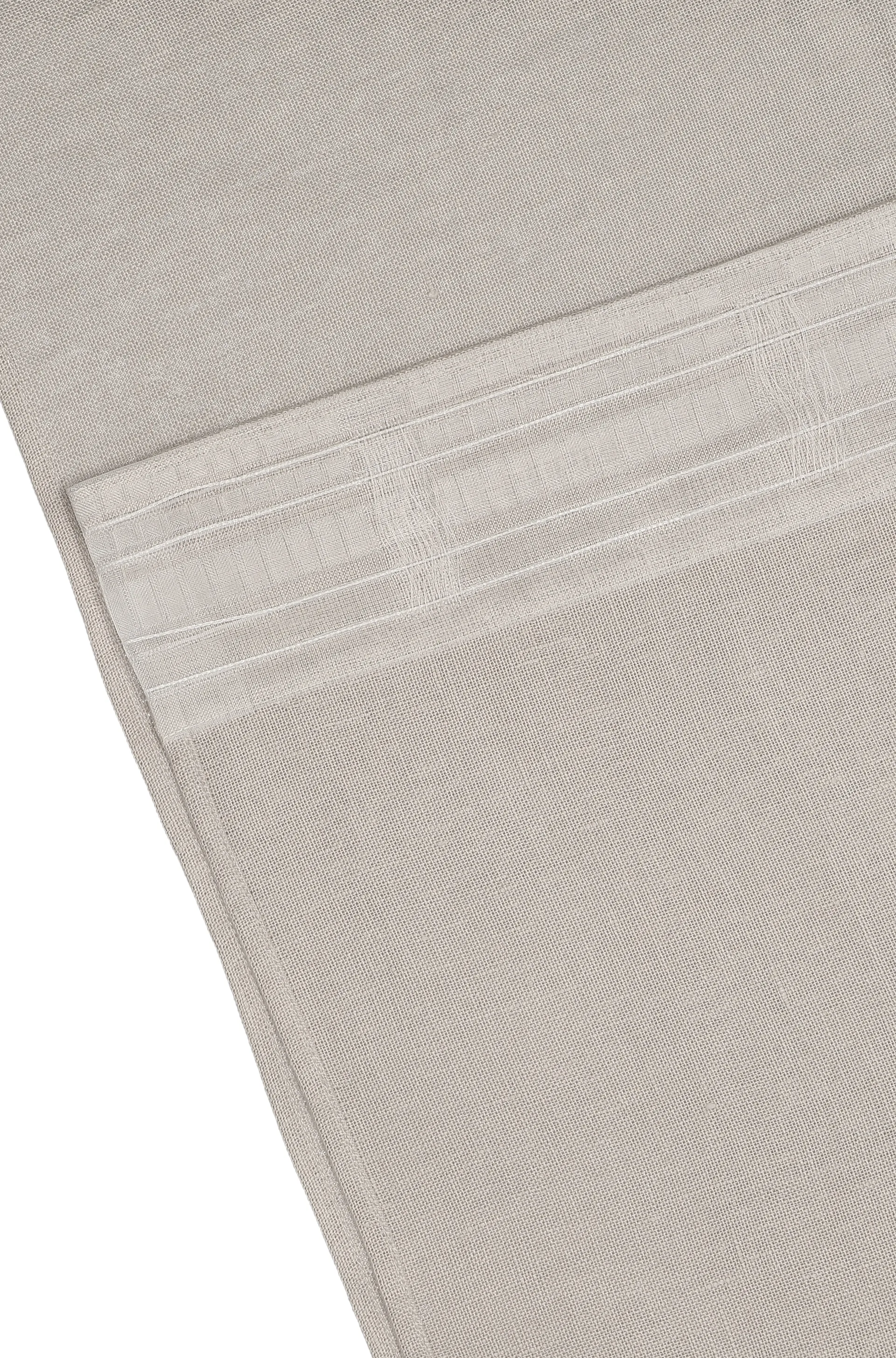 Tranquility gordijn met multiband 139x250 cm, Greige Scandi Living