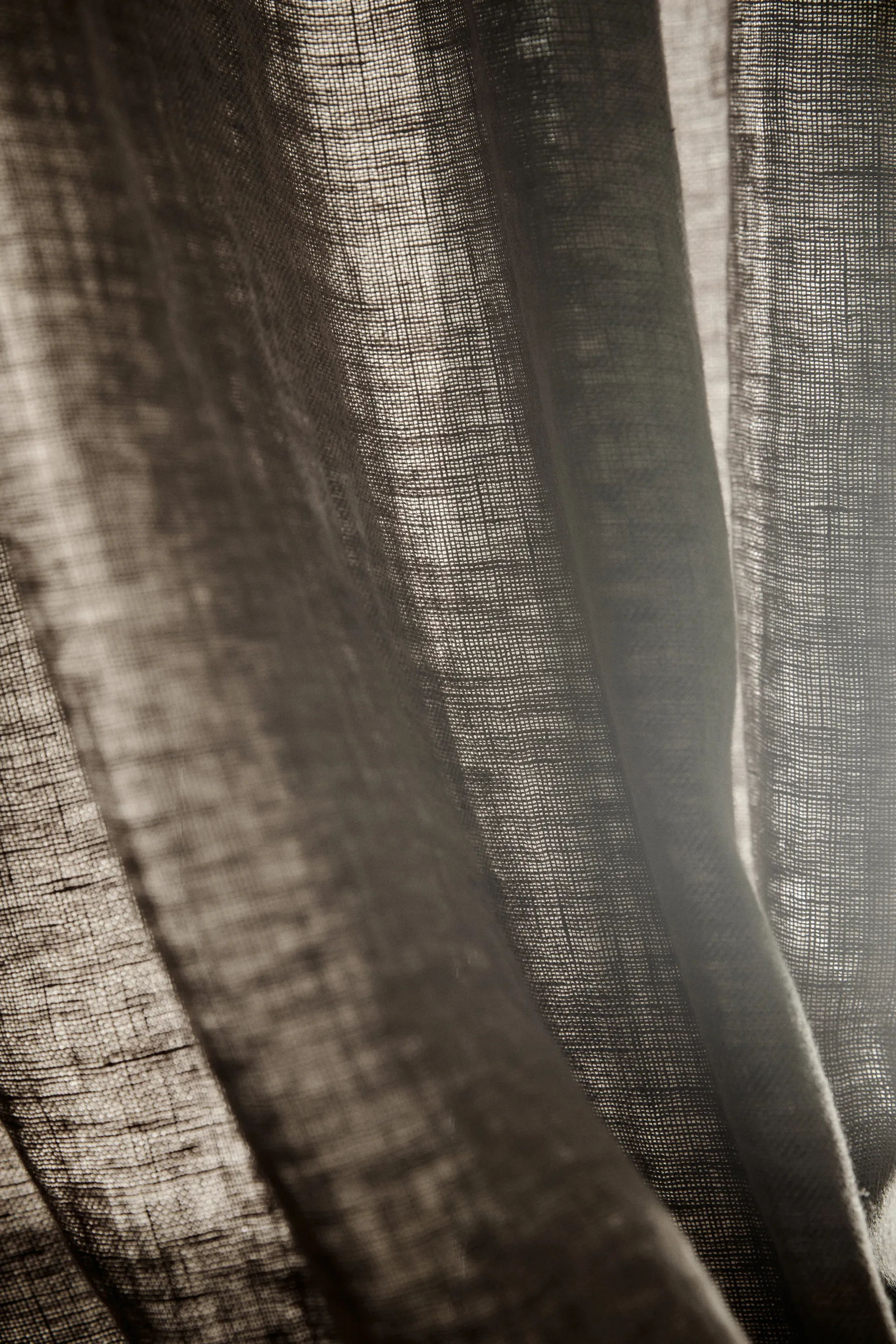 Tranquility gordijn met multiband 139x250 cm, Zand Scandi Living