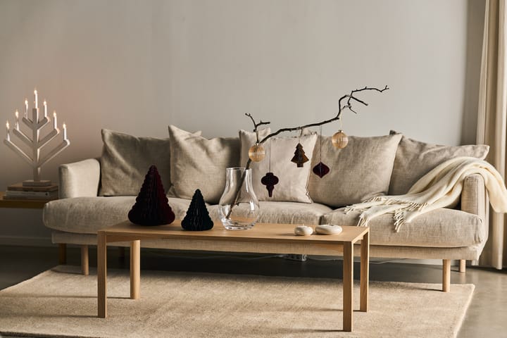 Tree kerstballen 4-pack, Natural Scandi Living
