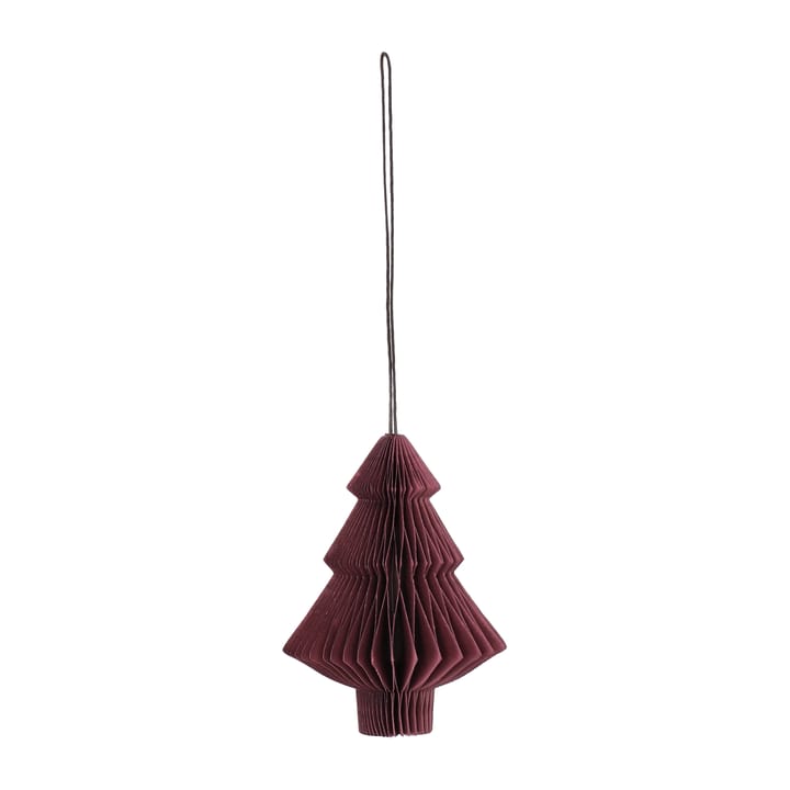 Tree kerstballen 4-pack, Red Scandi Living