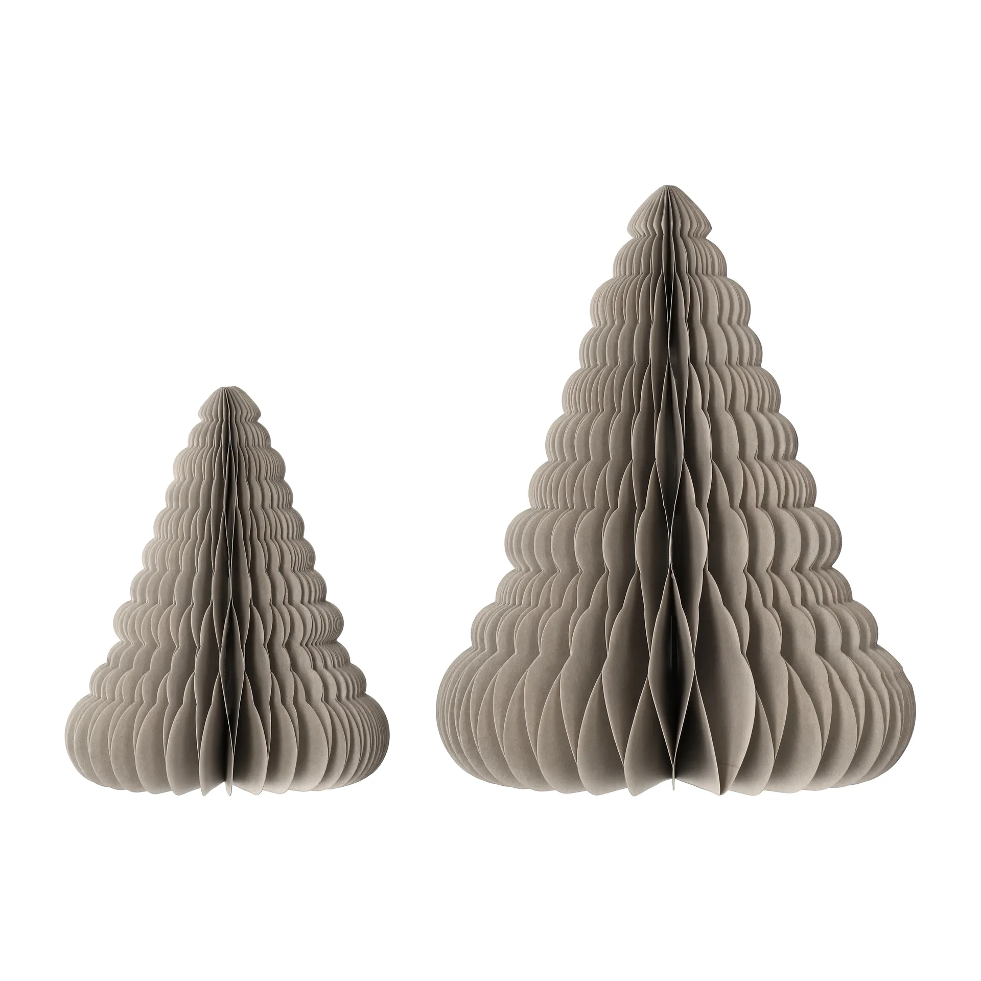 Trees kerstdecoratie 2-pack, Beige Scandi Living