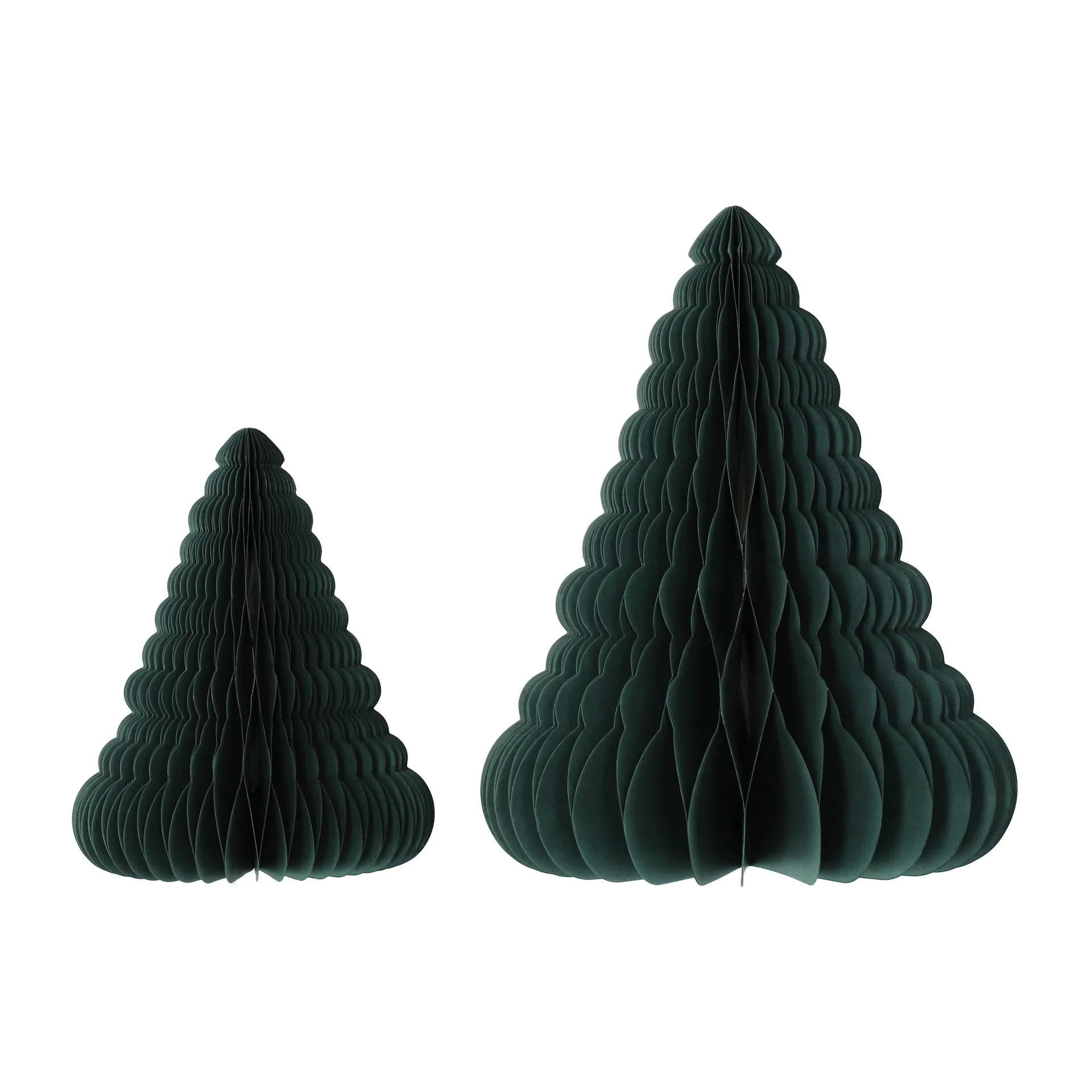 Trees kerstdecoratie 2-pack, Forest Green Scandi Living
