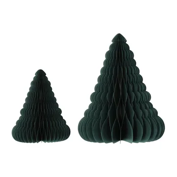 Trees kerstdecoratie 2-pack - Forest Green - Scandi Living