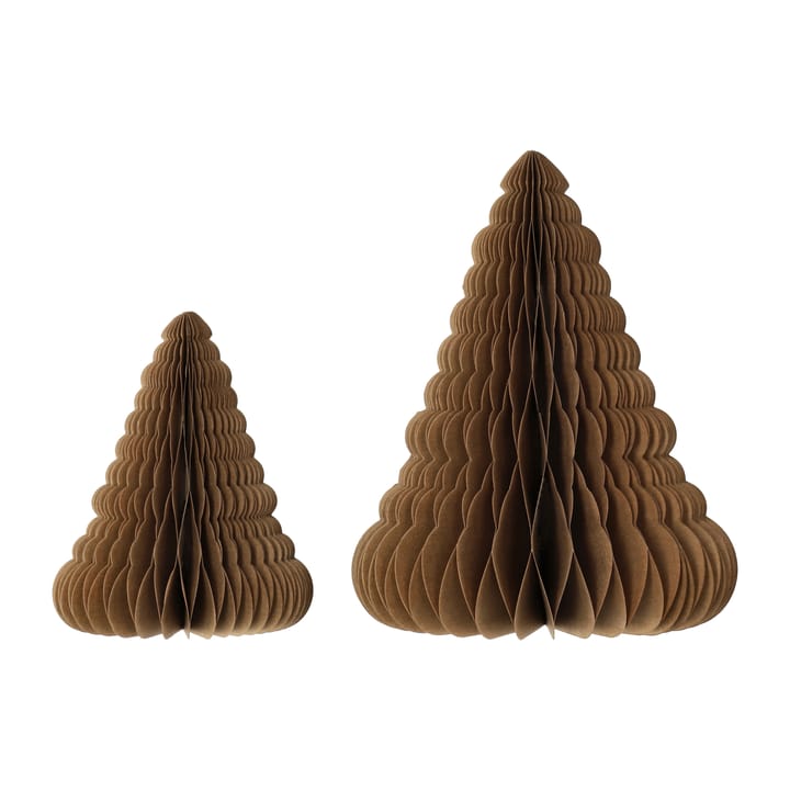 Trees kerstdecoratie 2-pack - Natural - Scandi Living