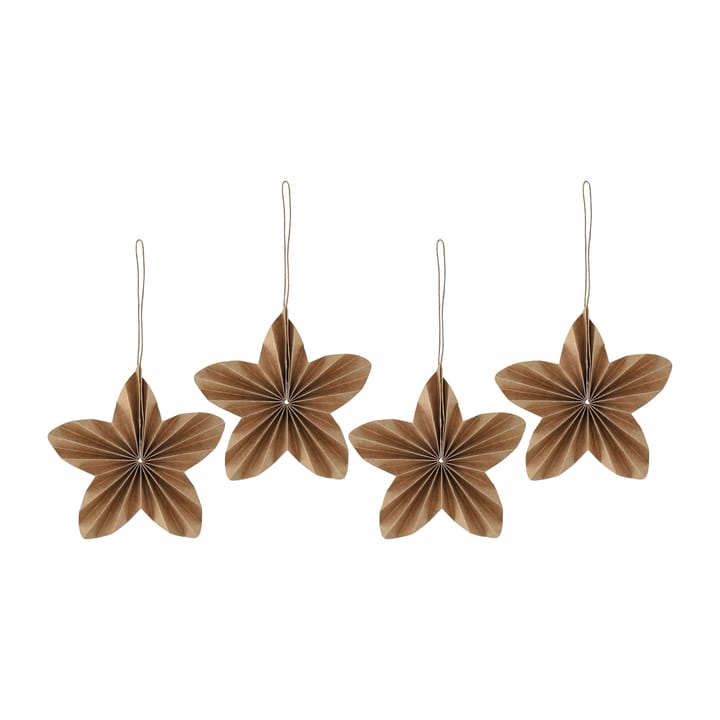 Twinkle kerstboomhanger 4-pack - Natural - Scandi Living