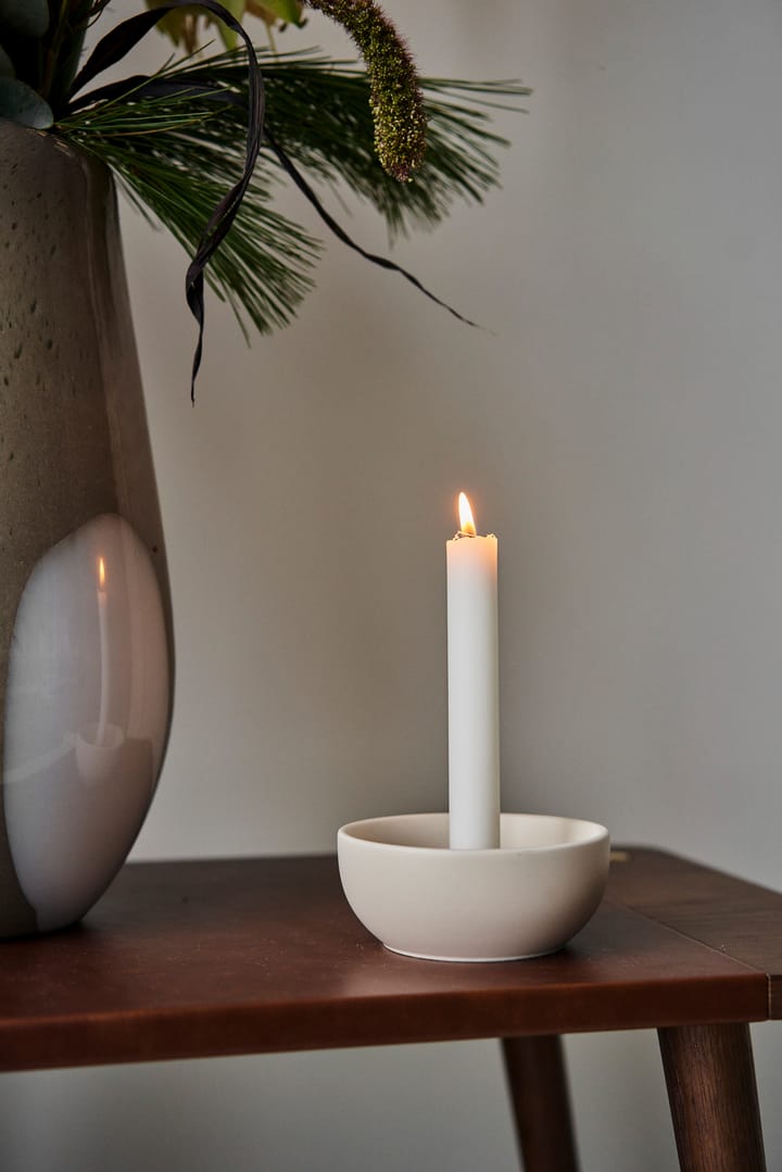 Valley kandelaar Ø12 cm, Beige Scandi Living