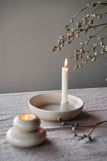 Valley kandelaar Ø21 cm - Beige - Scandi Living