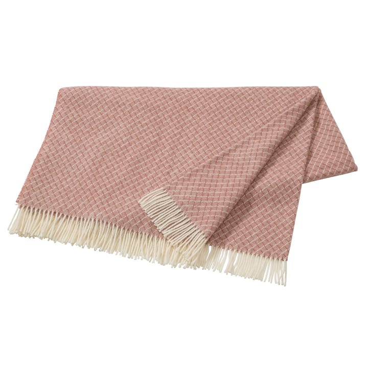 Wicker wollen plaid - Dusty rose - Scandi Living