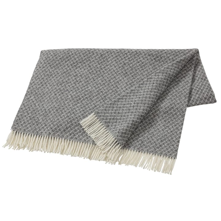 Wicker wollen plaid - Grey - Scandi Living