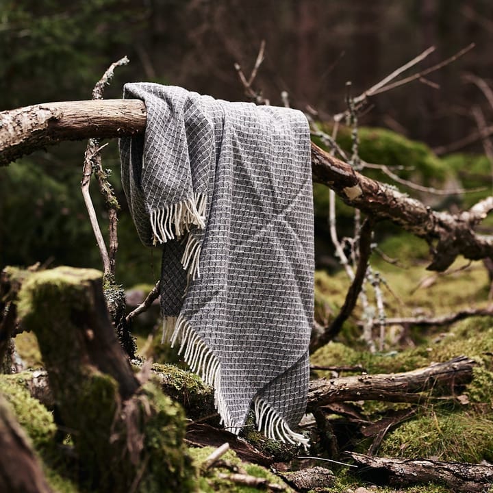 Wicker wollen plaid, Grey Scandi Living