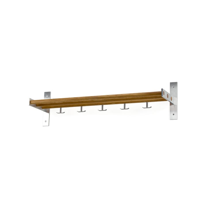 Kapstok 4 - Eikenhout geolied, aluminium frame - Scherlin