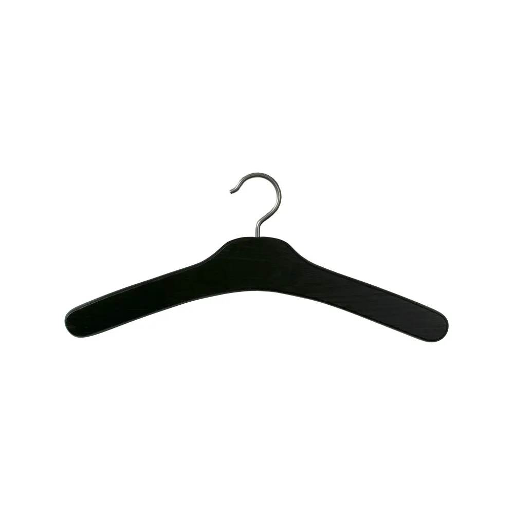 Kledinghanger 1, eikenhout zwartgebeitst, staal Scherlin