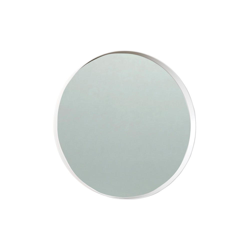 Scherlin Spiegel 9 wit, Ø60 cm