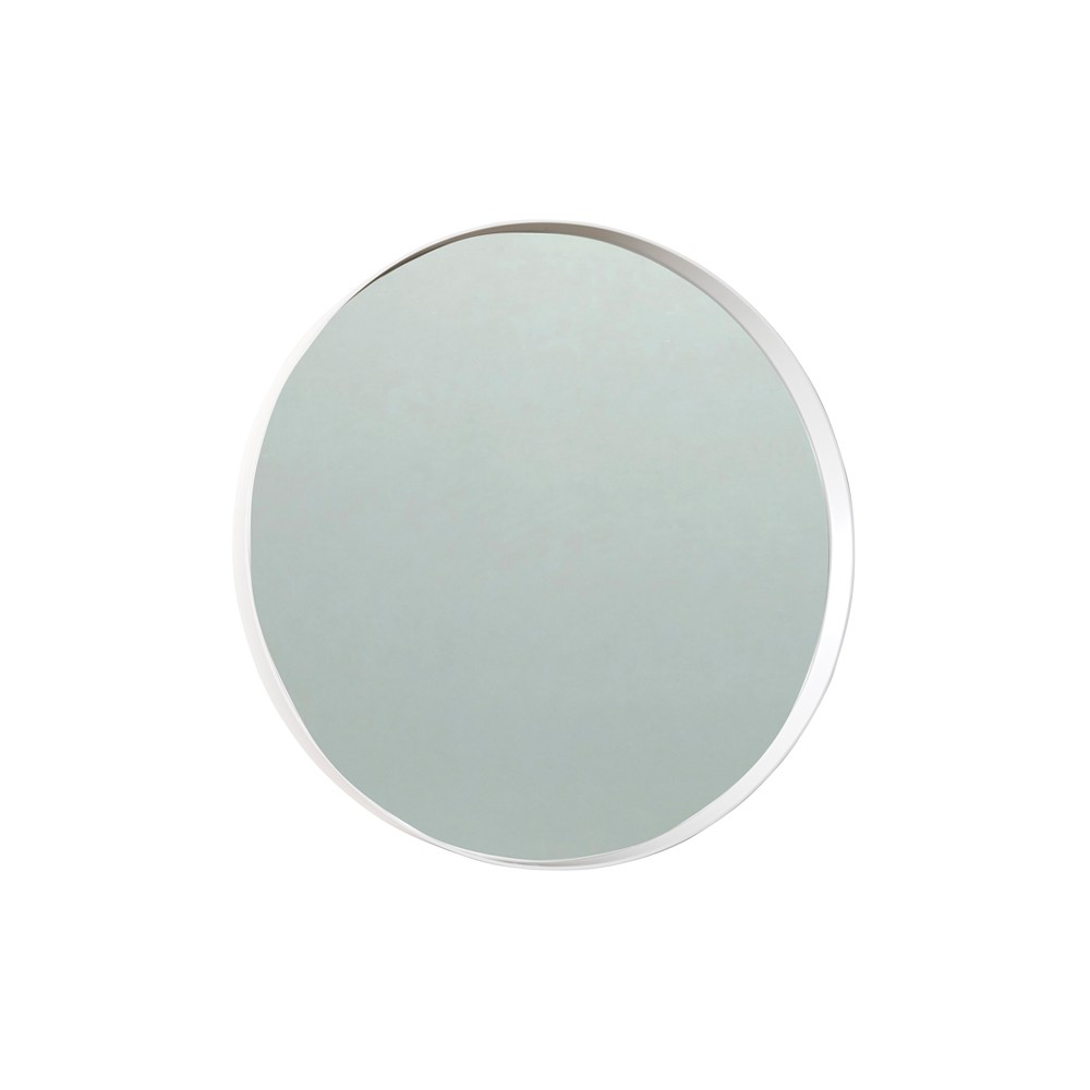 Scherlin Spiegel 9 wit, o60 cm | Scandinavisch Interieur | Wandspiegels | Wit