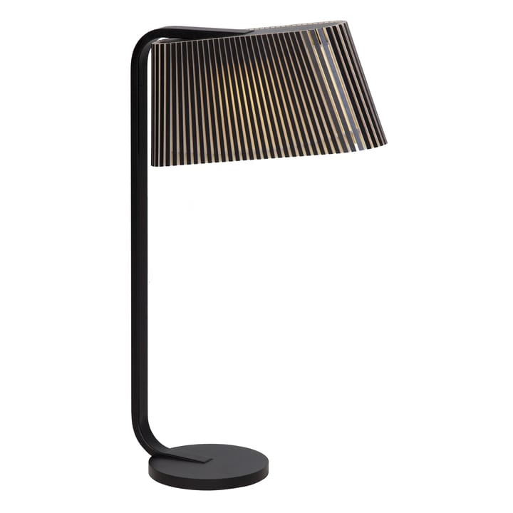 Owalo 7020 tafellamp - black laminated - Secto Design