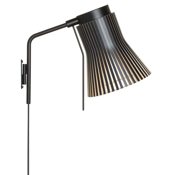 Petite 4630 wandlamp - black laminated - Secto Design