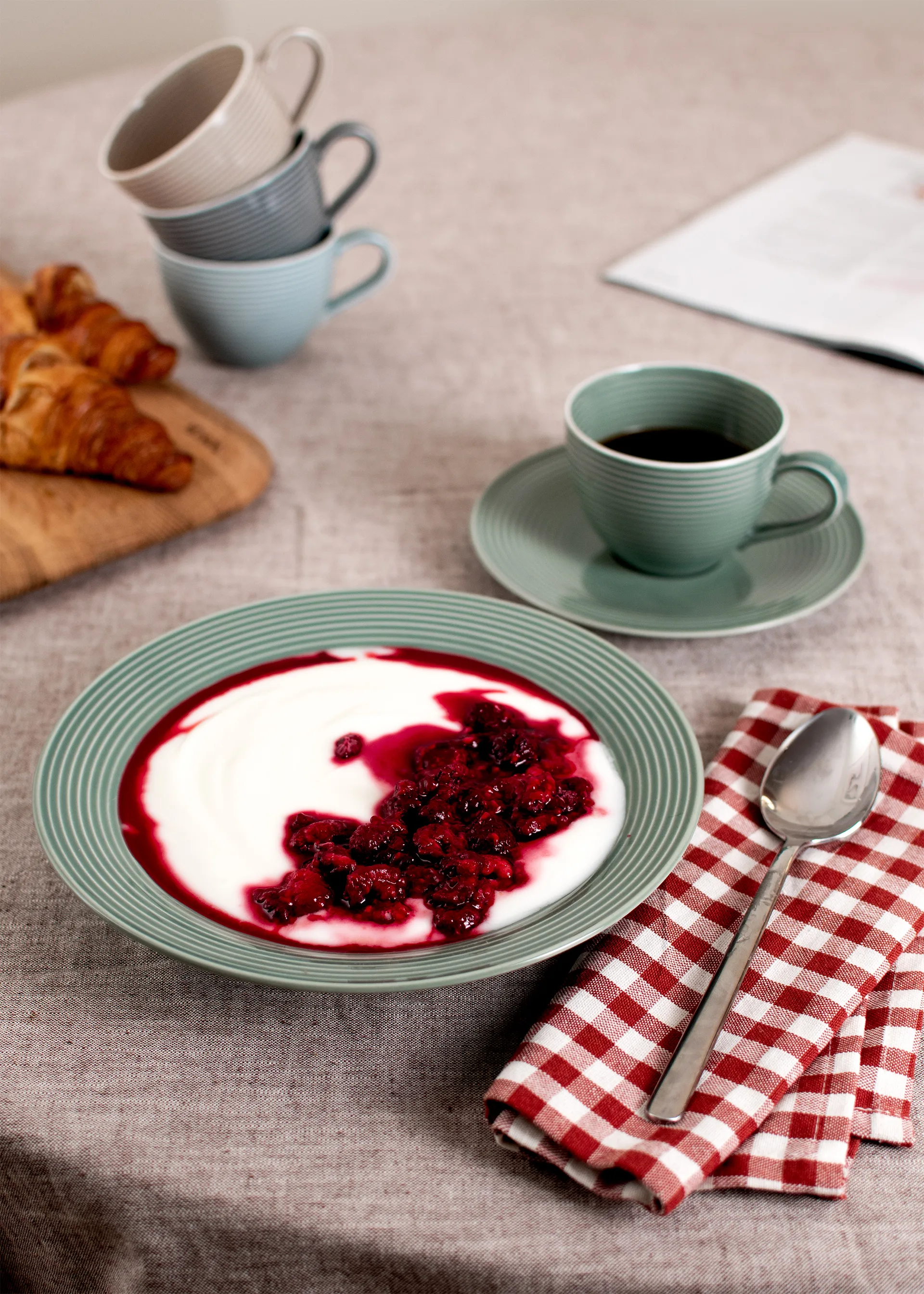 Beat serviesset 12-delig, Parelgrijs Seltmann Weiden