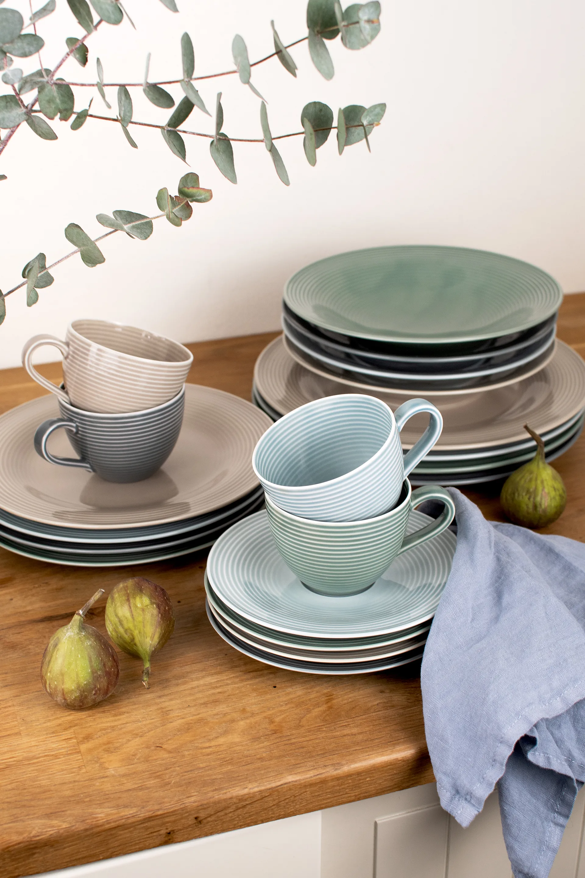 Beat serviesset 12-delig, Zandbeige Seltmann Weiden