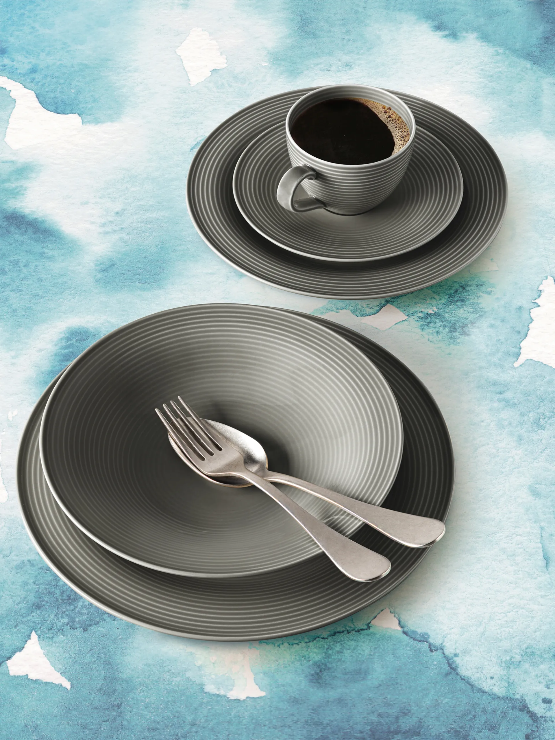 Beat serviesset 30-delig, Parelgrijs Seltmann Weiden