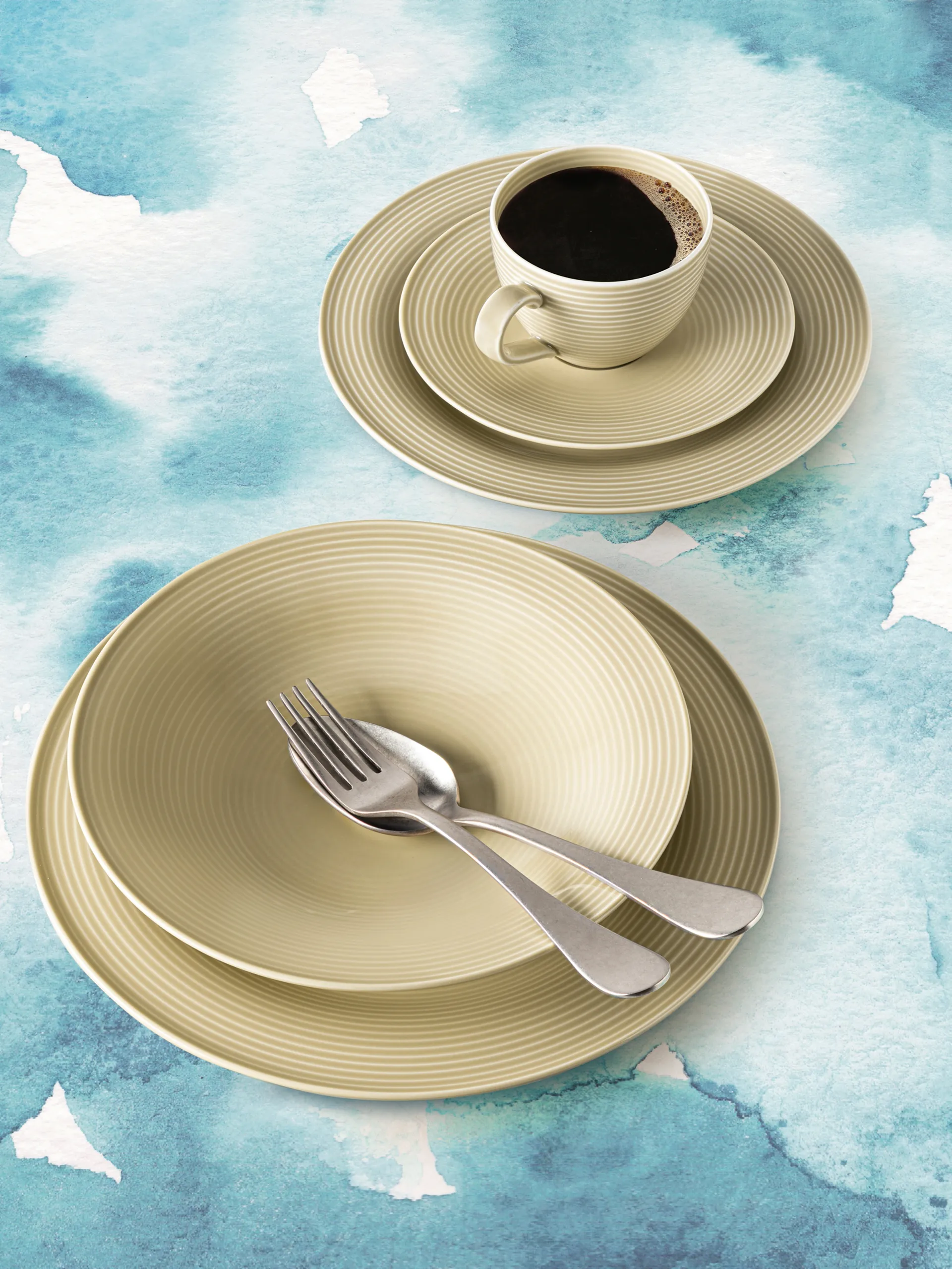 Beat serviesset 30-delig, Zandbeige Seltmann Weiden