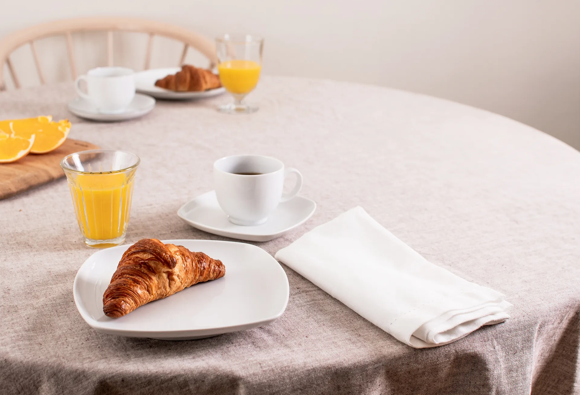 Lido koffieservies vierkant 18-delig, Wit Seltmann Weiden