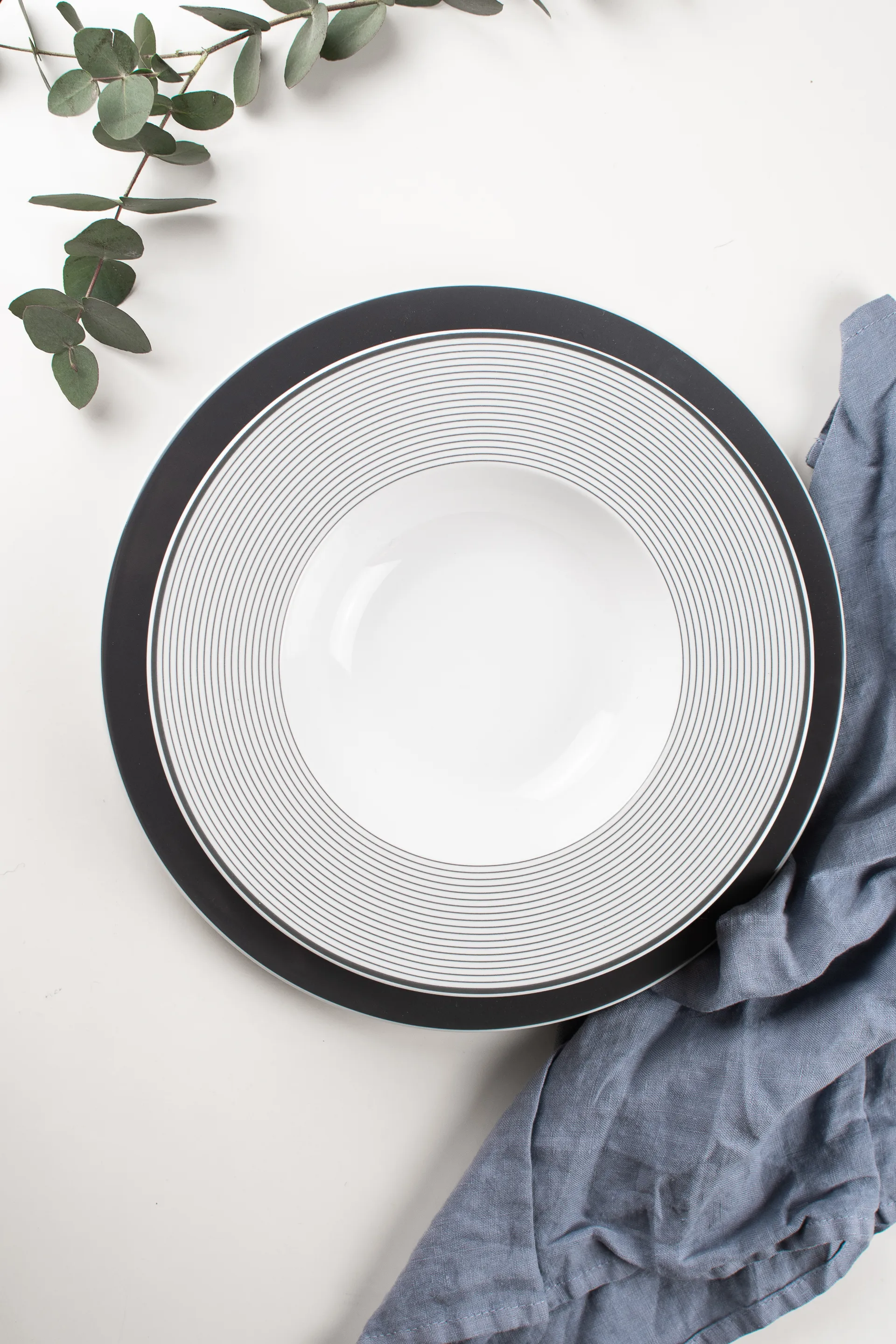 No Limits serviesset 12-delig, Antraciet Seltmann Weiden