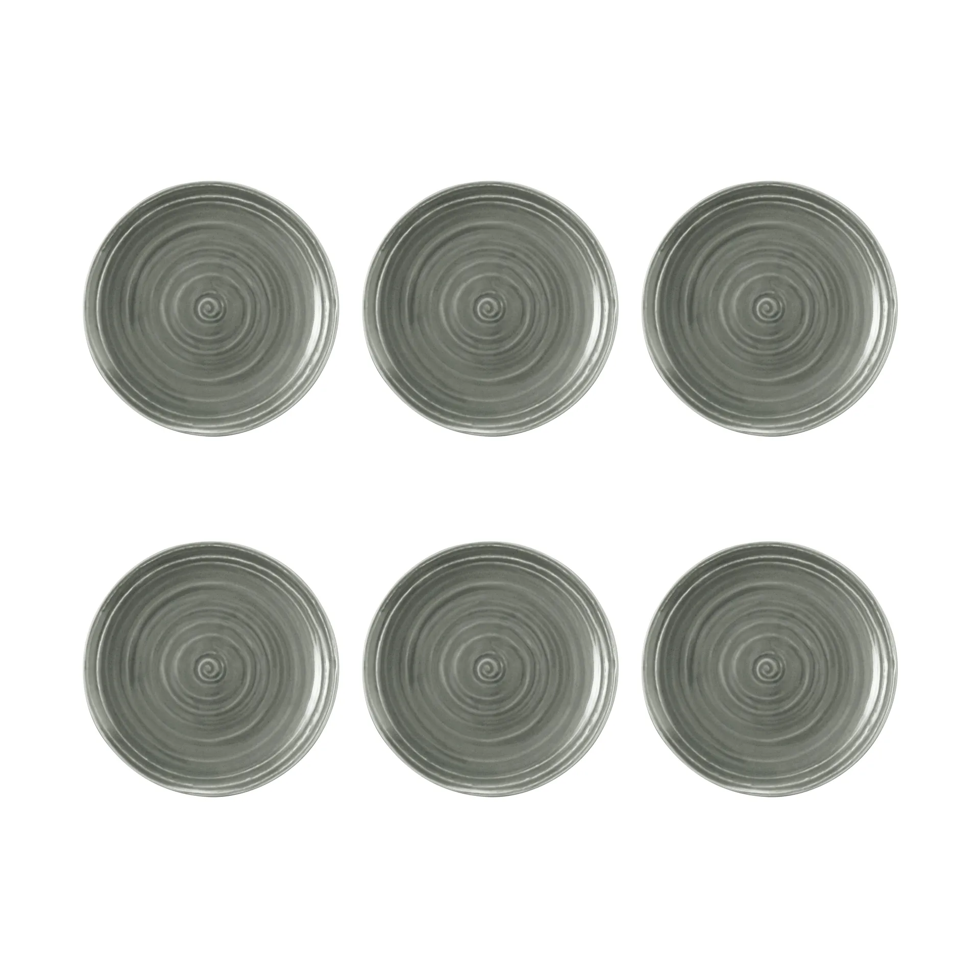 Terra bord Ø17,7 cm 6-pack, Pearl Grey Seltmann Weiden