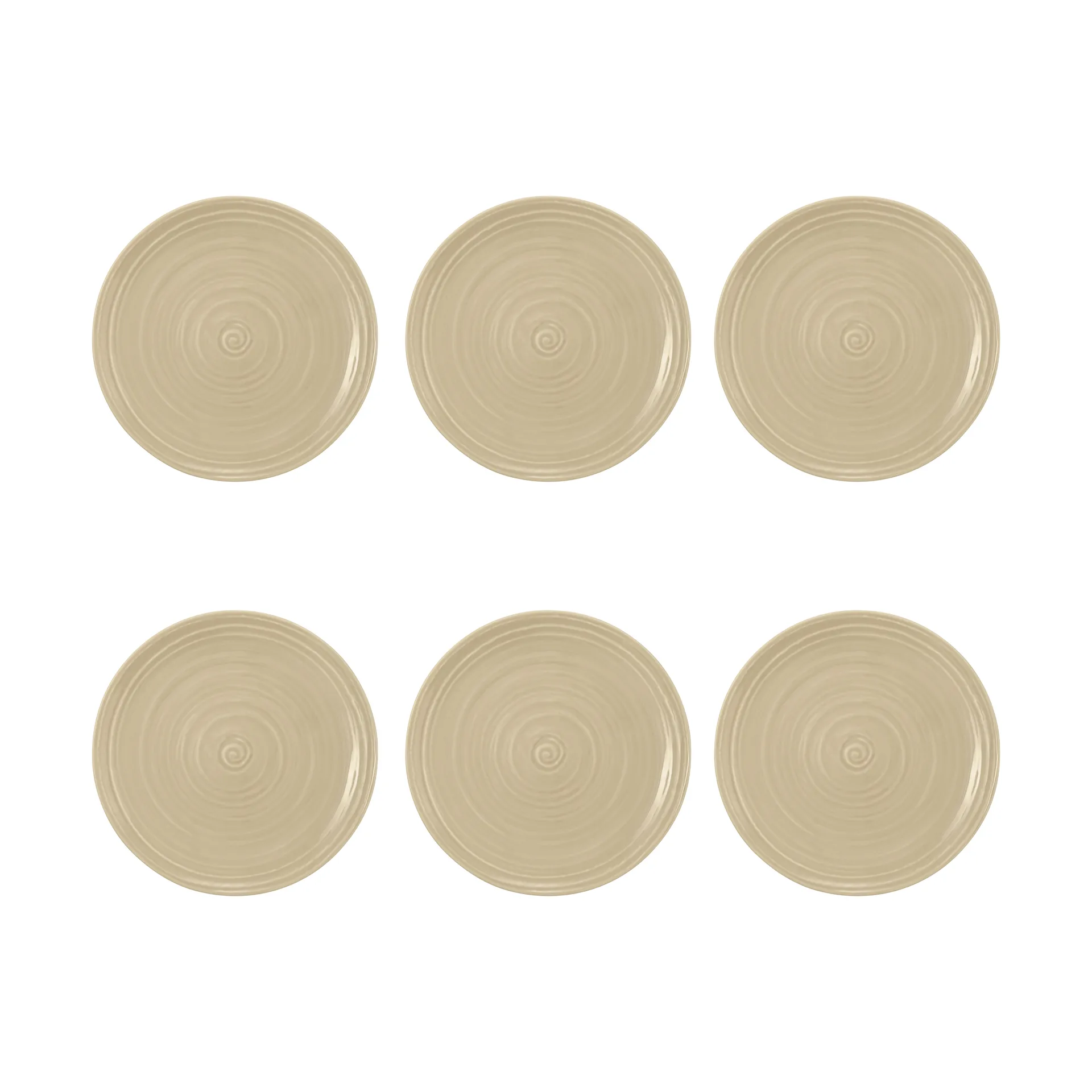Terra bord Ø17,7 cm 6-pack, Sand Beige Seltmann Weiden