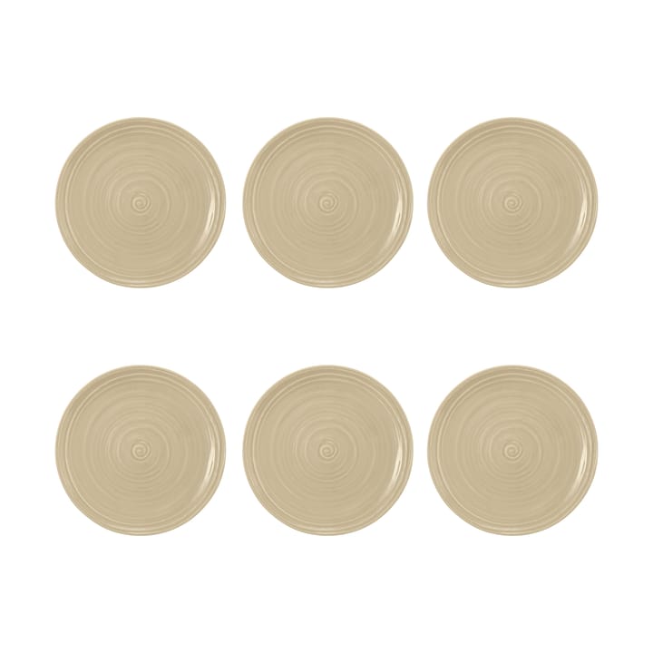 Terra bord Ø17,7 cm 6-pack - Sand Beige - Seltmann Weiden