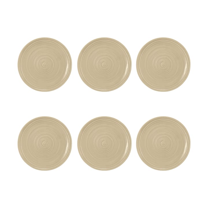 Terra bord Ø17,7 cm 6-pack - Sand Beige - Seltmann Weiden