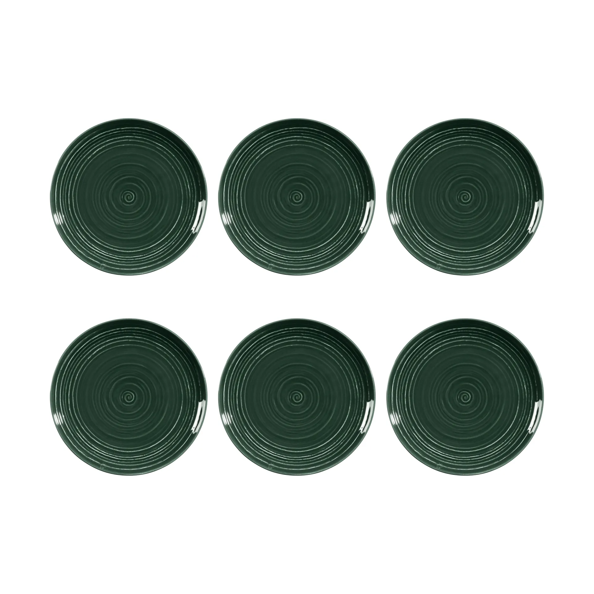 Terra bord Ø22,7 cm 6-pack, Moss Green Seltmann Weiden