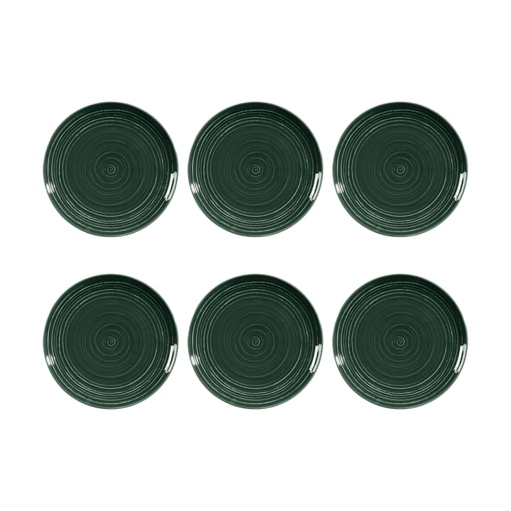 Terra bord Ø22,7 cm 6-pack - Moss Green - Seltmann Weiden