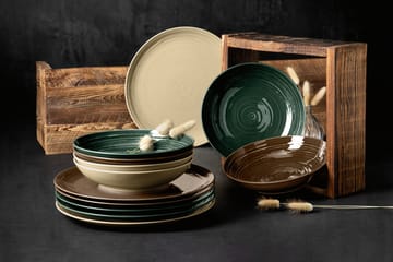 Terra bord Ø22,7 cm 6-pack - Sand Beige - Seltmann Weiden