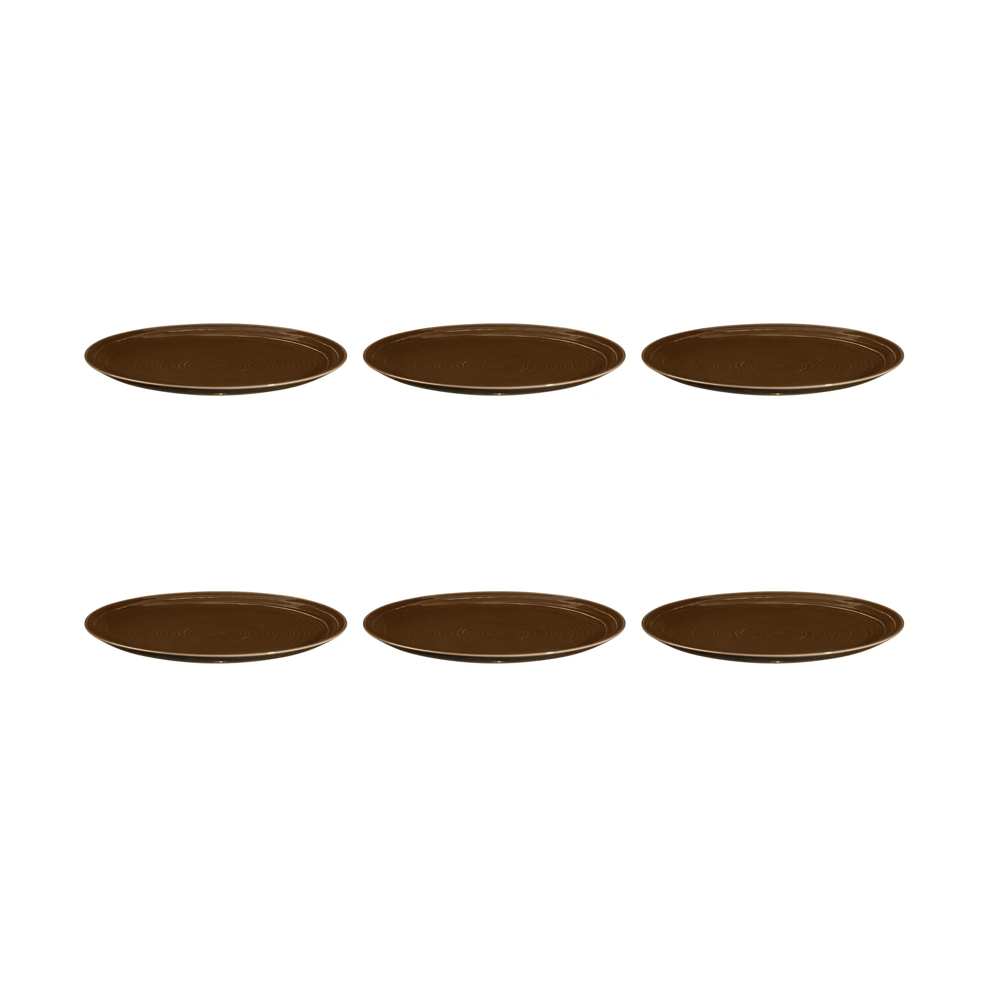 Terra bord Ø27,8 cm 6-pack, Earth Brown Seltmann Weiden