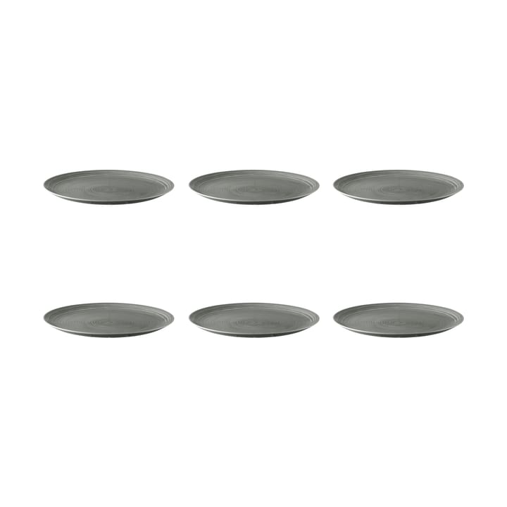 Terra bord Ø27,8 cm 6-pack - Pearl Grey - Seltmann Weiden