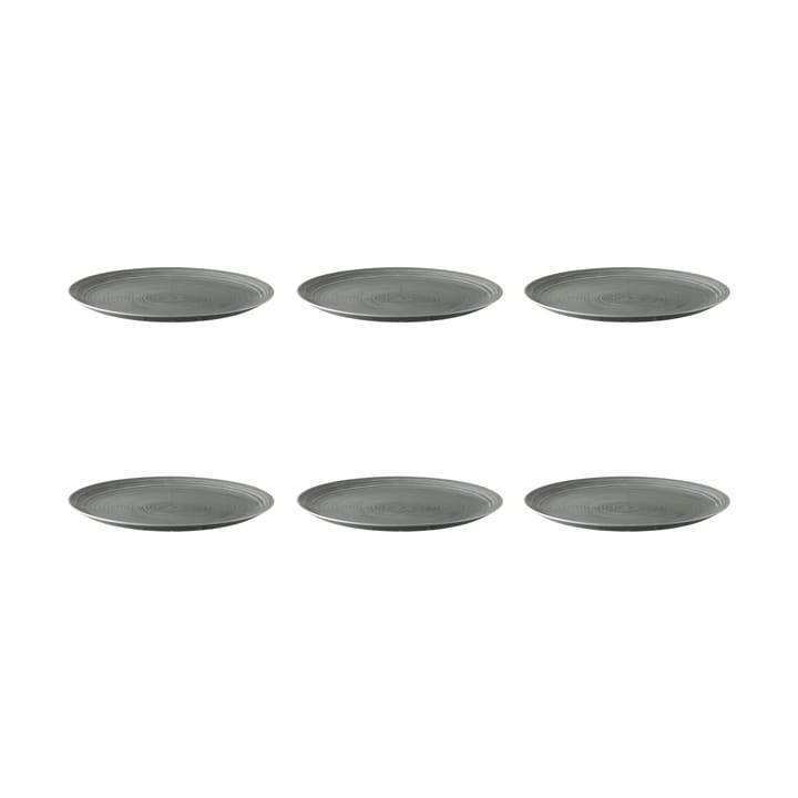 Terra bord Ø27,8 cm 6-pack - Pearl Grey - Seltmann Weiden