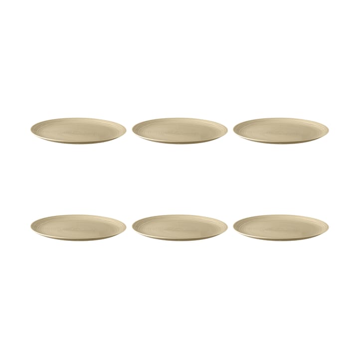 Terra bord Ø27,8 cm 6-pack - Sand Beige - Seltmann Weiden