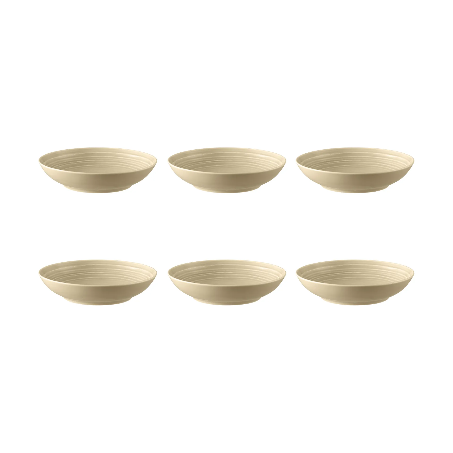 Terra diep bord Ø21,2 cm 6-pack, Sand Beige Seltmann Weiden