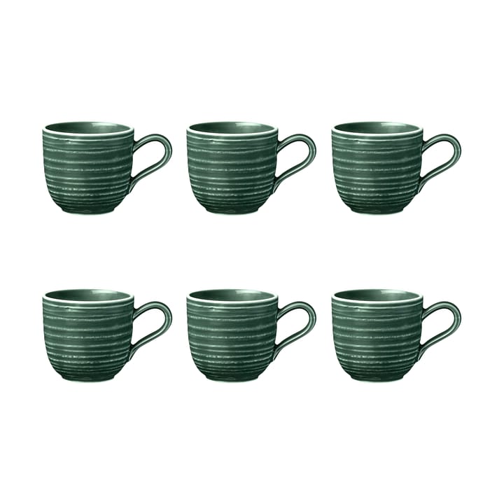 Terra espressokopje 9 cl 6-pack - Moss Green - Seltmann Weiden