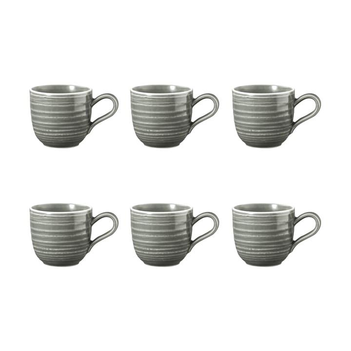 Terra espressokopje 9 cl 6-pack - Pearl Grey - Seltmann Weiden