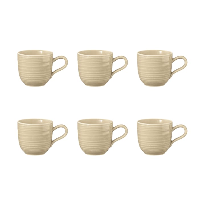 Terra espressokopje 9 cl 6-pack - Sand Beige - Seltmann Weiden