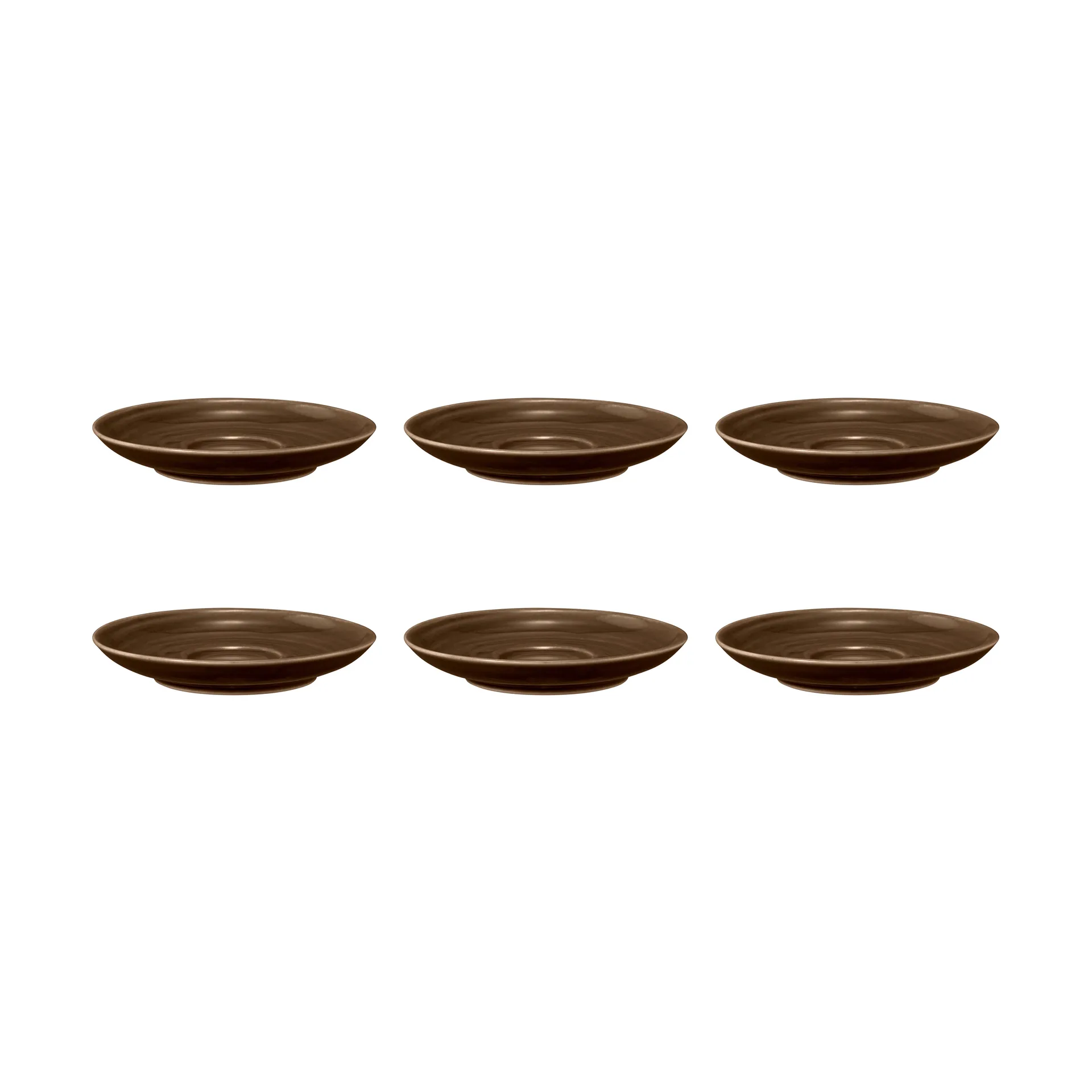 Terra koffieschotel Ø12 cm 6-pack, Earth Brown Seltmann Weiden