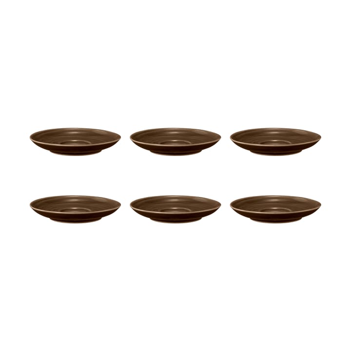 Terra koffieschotel Ø12 cm 6-pack - Earth Brown - Seltmann Weiden