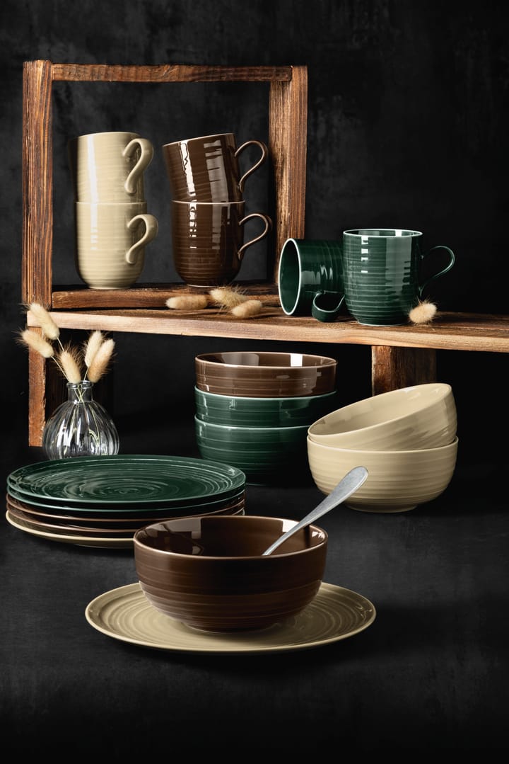 Terra koffieschotel Ø12 cm 6-pack, Moss Green Seltmann Weiden