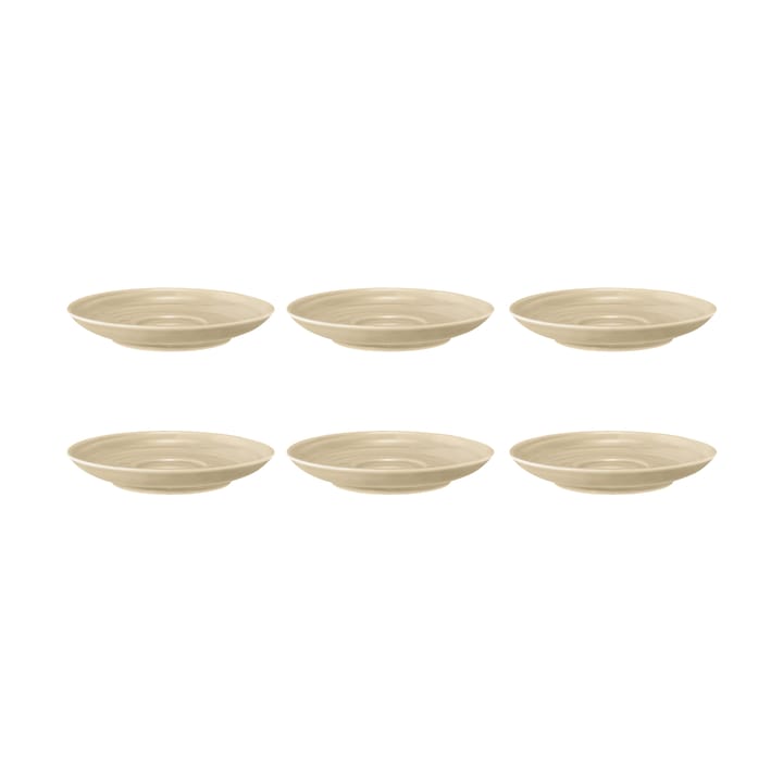 Terra koffieschotel Ø12 cm 6-pack - Sand Beige - Seltmann Weiden