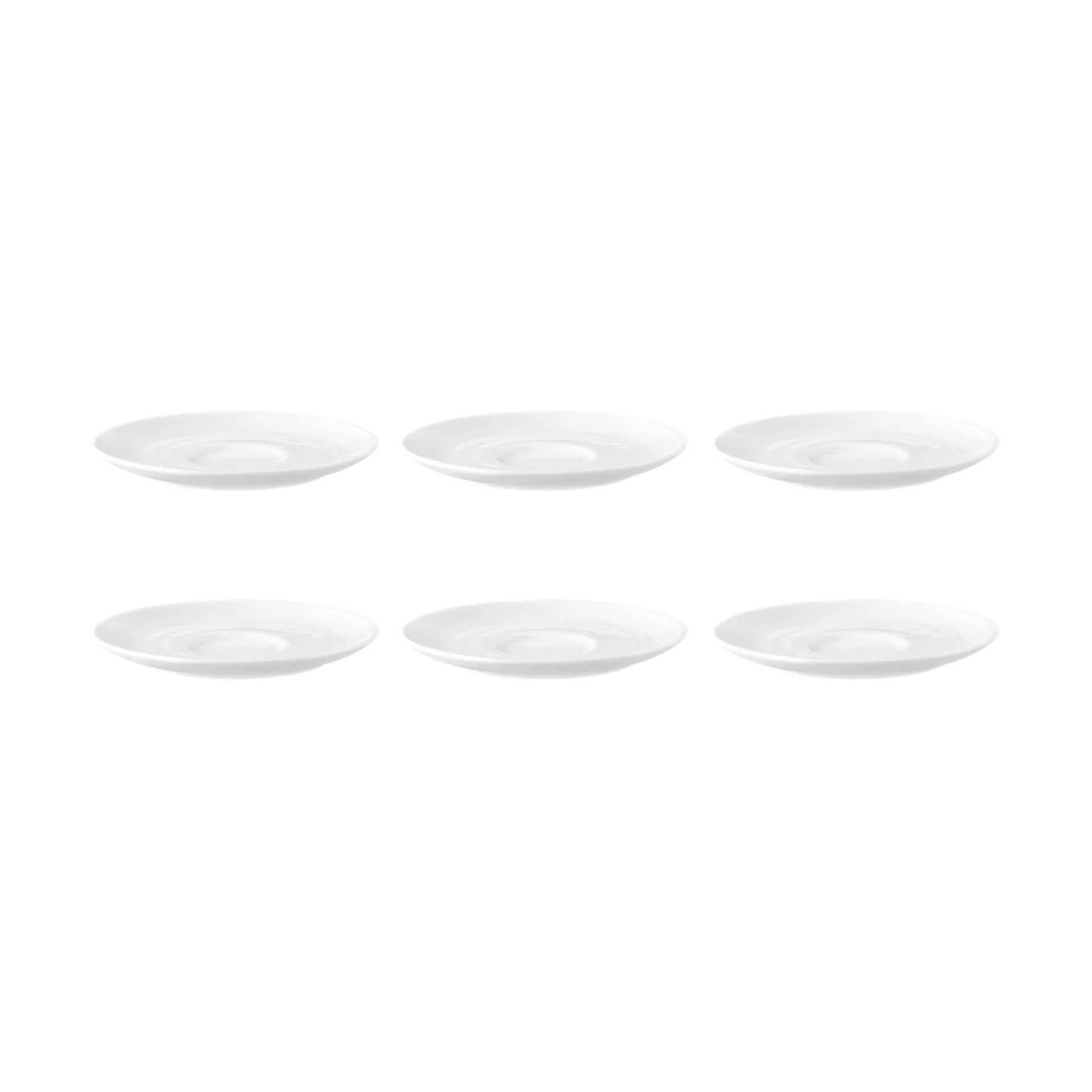 Terra koffieschotel Ø12 cm 6-pack, Wit Seltmann Weiden