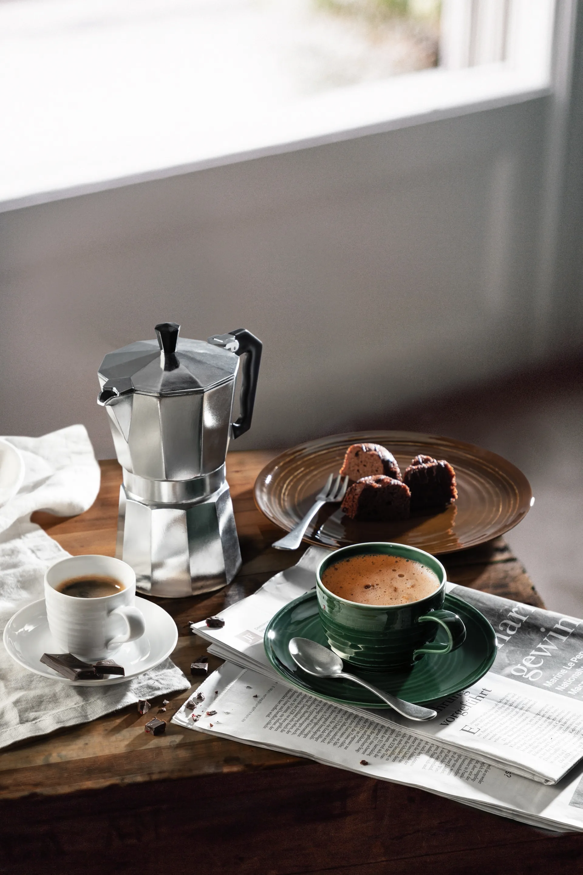 Terra koffieschotel Ø16,1 cm 6-pack, Moss Green Seltmann Weiden