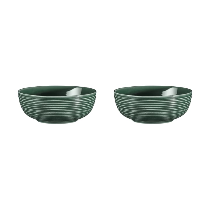 Terra kom Ø20,4 cm 2-pack - Moss Green - Seltmann Weiden