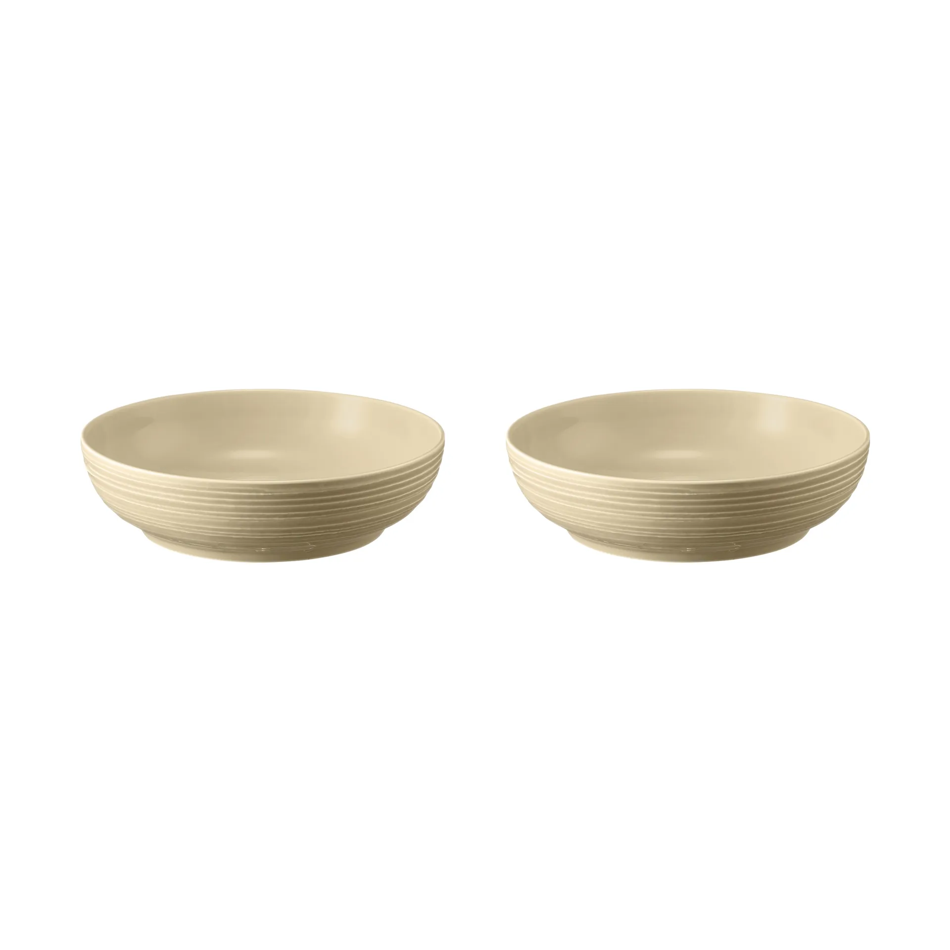 Terra schaal Ø25,5 cm 2-pack, Sand Beige Seltmann Weiden